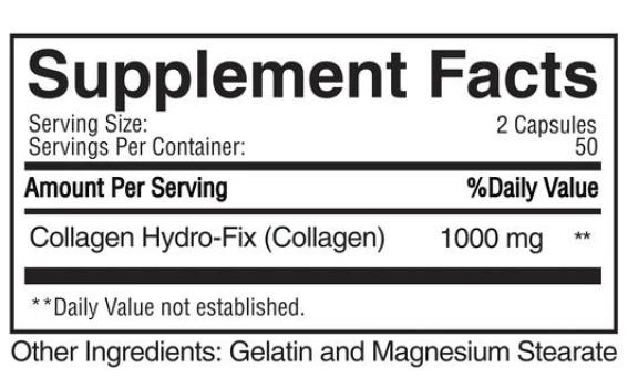 COLÁGENO HIDROLIZADO 1000 MG CAPSULAS